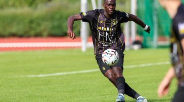 Jeremie Mugabo et les Merles n’ont pas grand-chose à revendique cette fois. ©EdA - J-Ph. Pickar 