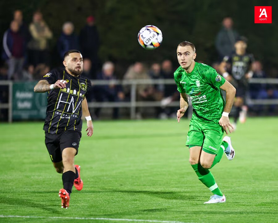 Paolino Bertaccini a eu deux grosses opportunités en première mi-temps dans ce derby que les Meutis d’Ethan Adam ont largement dominé malgré le score étriqué. ©ÉdA – J-Ph. Pickar