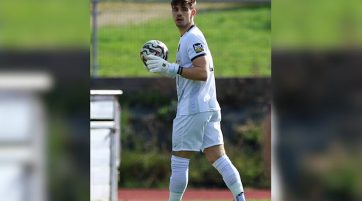 Malgré les cinq buts encaissés, Clément Libertiaux a encore été le seul Namurois à la hauteur des attentes... ©EdA - J-Ph. Pickar 